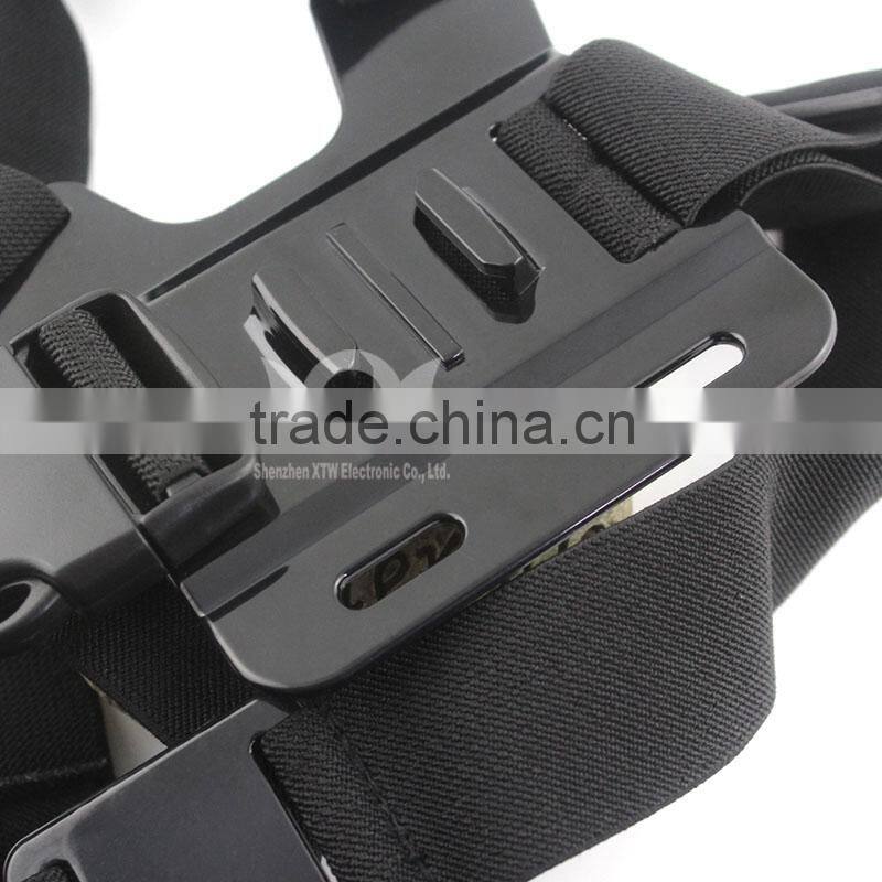 B model: chest body strap for Gopro Hero 2/3/3+/4/4 Session action camera accessory