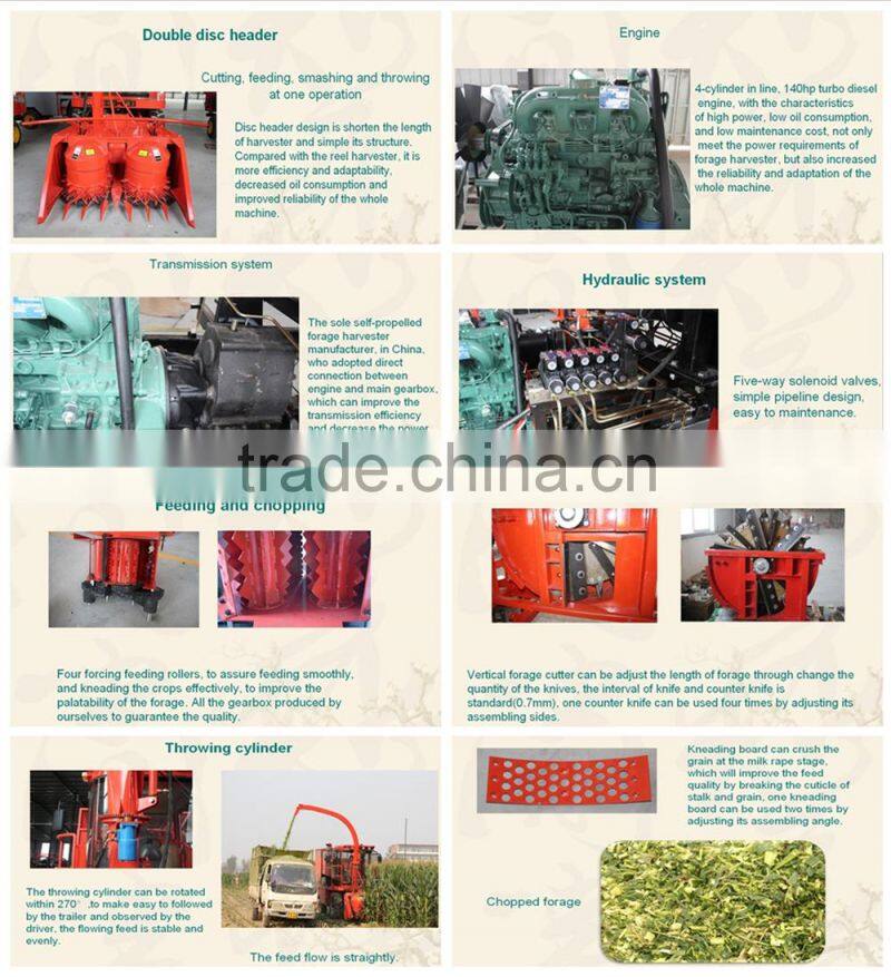 New Agriculture forage harvester machine for maize and napier silage