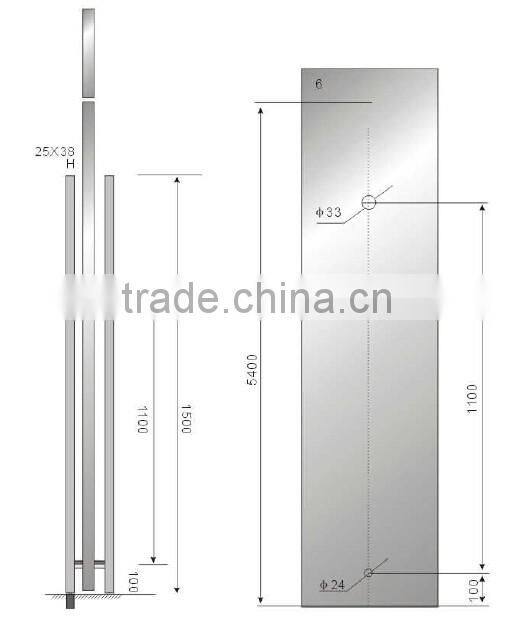 Popular in market factory stainless steel swing door hardware lock handle