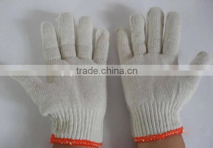 cotton knitting gloves