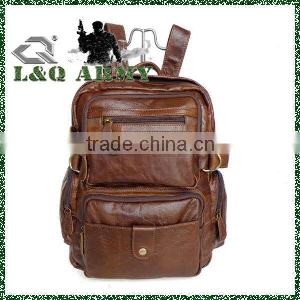 LQ 2014 Fashion Leather Vintage Backpack