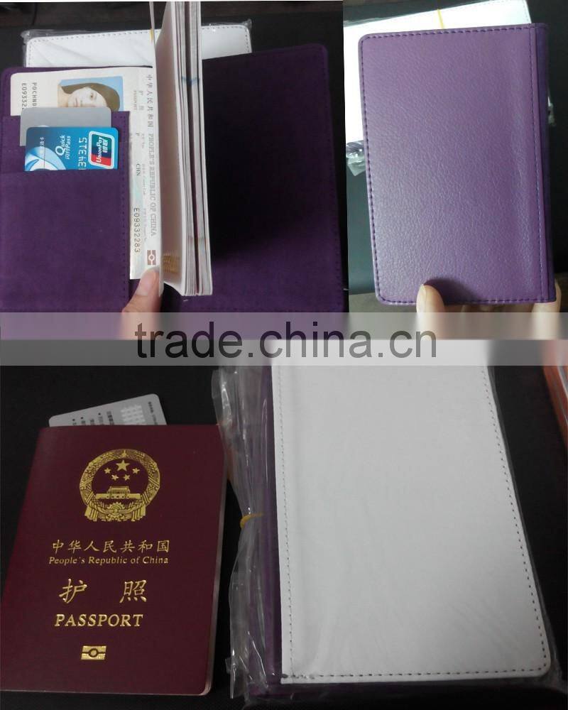 Leather Sublimation Business Card Holder ,leather blank case for printing