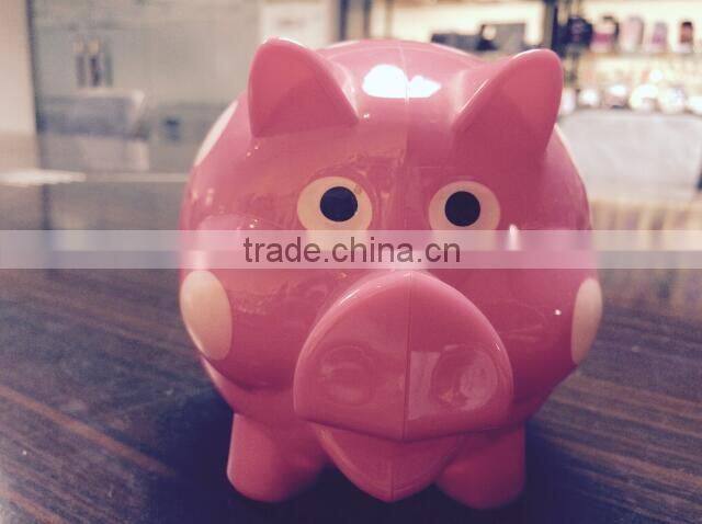 plastic piggy bank piggy / banks for kids /pig shaped piggy banks