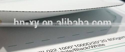 800g PVC flex banner hot laminated & coated white/black/white PVC material
