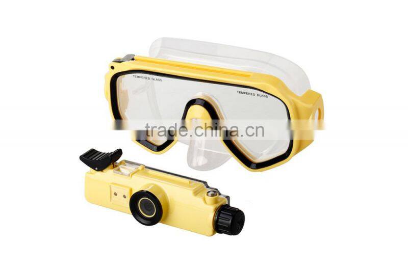 Free vedio 720P CMOS china supplier Underwater diving mask camera