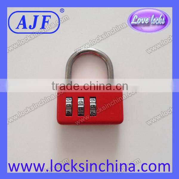 2015 AJF mini cute luggage combination lock