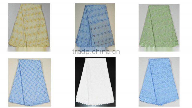 Plian voile lace 100% cotton polish lace for garments