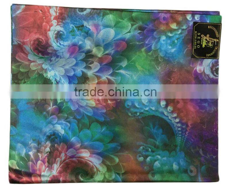 2016 hotsale African Nigeria new Embroideried Multicolor Sego Headtie