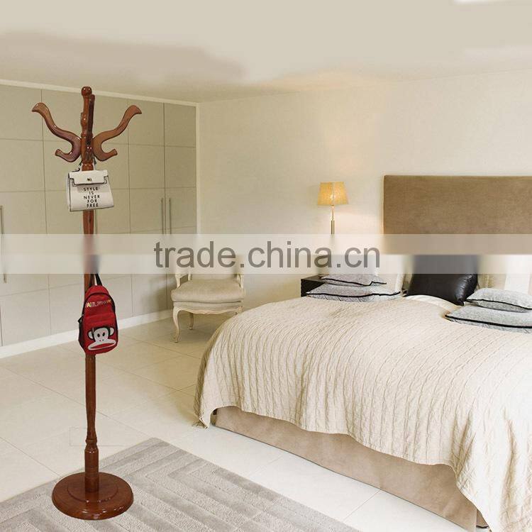 2015 Hot sale wood clothes/coat/bag/velvet/scarf/suit stand rack/hanger