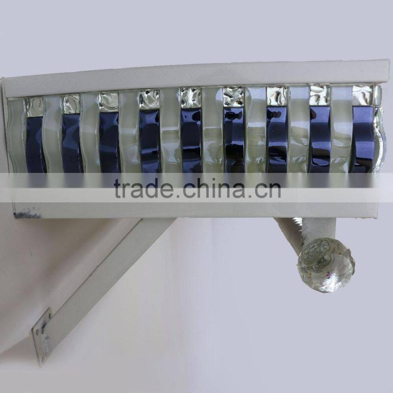 Wall mounted Metal and wooden display hanging rack