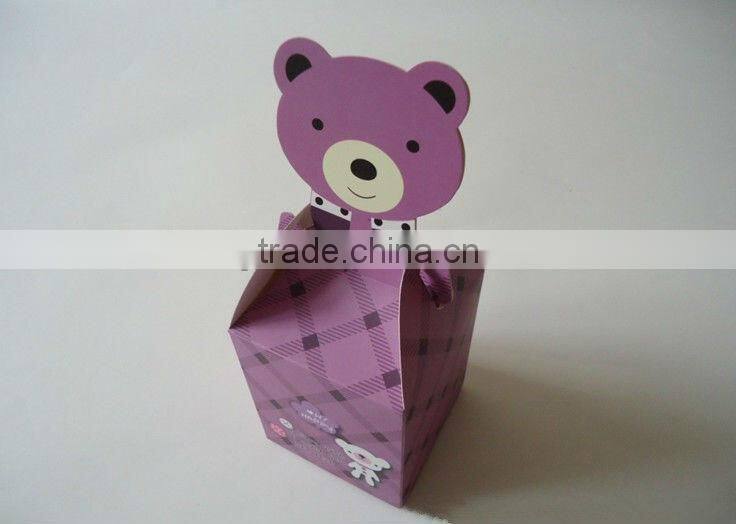 Paper folding mini gift box pack for candy gift and snacks personalized printing Guangzhou manufacturer