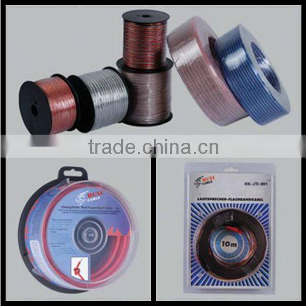 transperent blue flexible car power cable battery cable