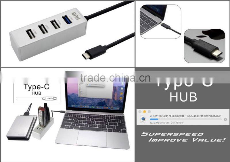USB 3.1 Hubs, USB C hub, usb Type-C USB 3.0 +3 Ports 2.0 HUBS , USB-C hub