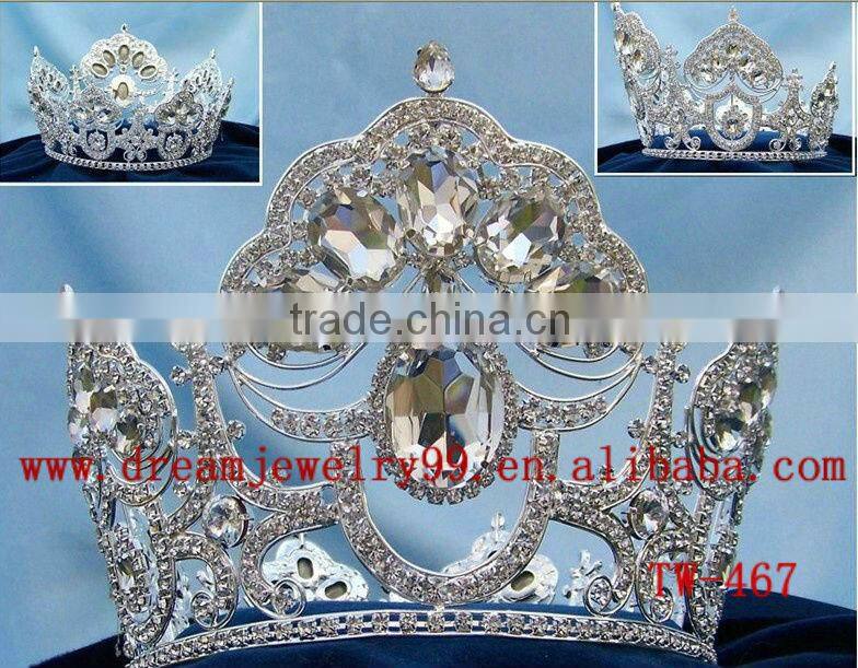 wholesale rhinestone flower pageant crown