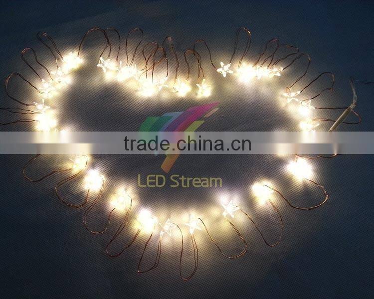 Star/Snowflake/Christmas tree/Heart shape Fairy LED String Lights