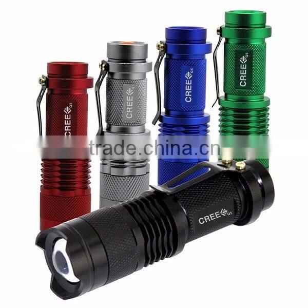 Manufacturer Supply Cheap Bulk AA Powerful Pocket Mini LED Flashlight with Branding