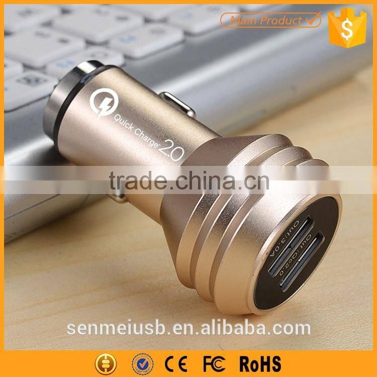 Universal RoHS 2 Port USB Holder QC2.0 Chargers For Cell