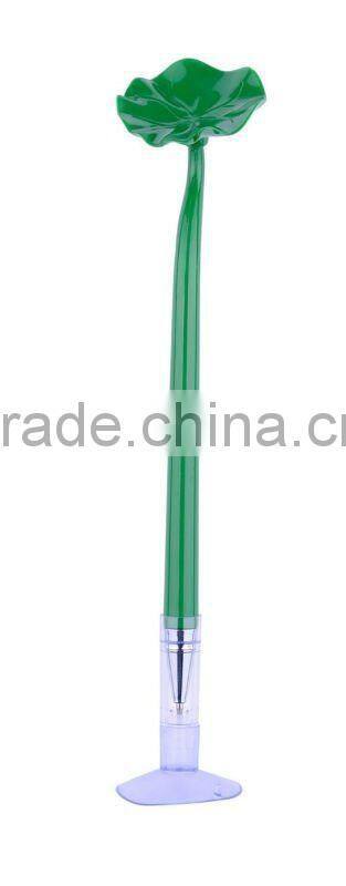new design lotus leaf sucker pen for promotion