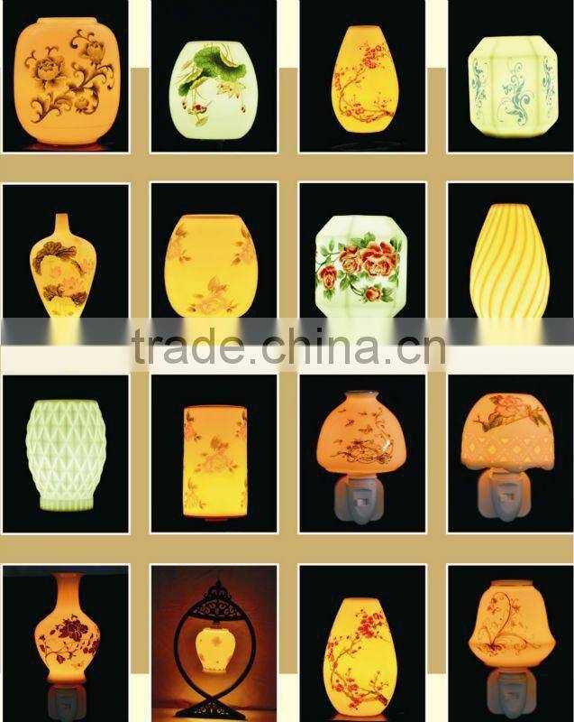 ceramic night lamp,high quality Night Lamp, egg shaped