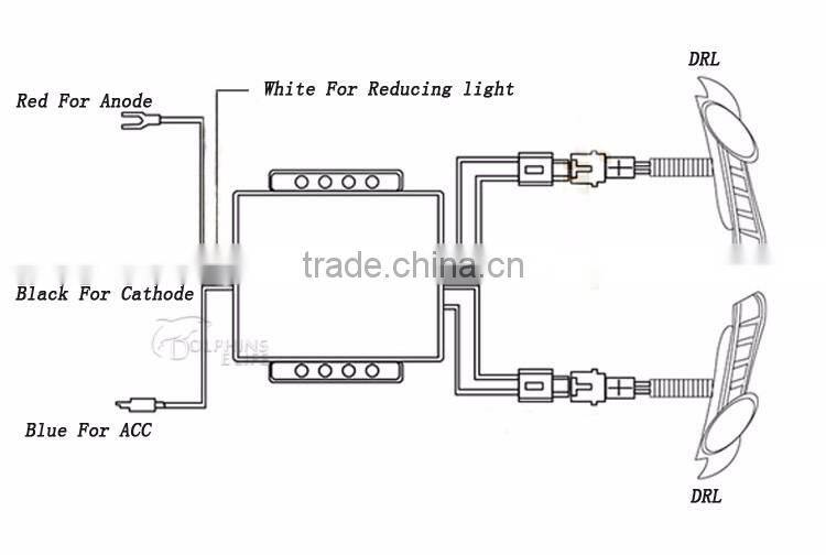 Car Fog Lamp 12V LED DRL Daytime Running Light For Mercedes-Benz Smart Fortwo 2009 2010 2011 2012