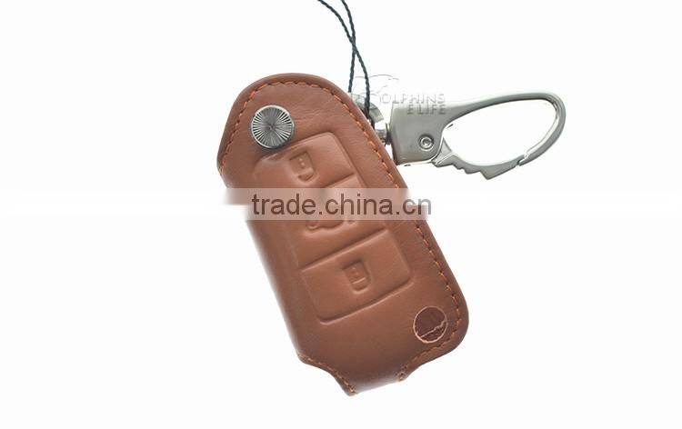 Car Genuine Leather Remote Key Cover Case For Audi A3 A4 A6 A8 TT Q7 S6 Fold Accessories