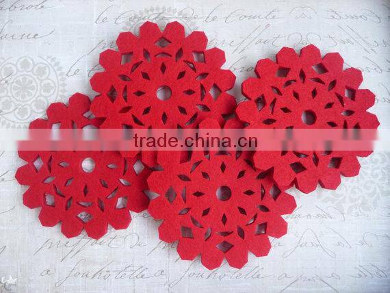 bulk felt back coasters felt wine coaster