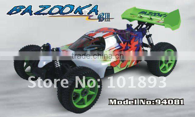 1/8th rc gas rally car