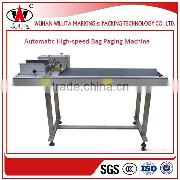 Hot sale willita desktop pagination machine