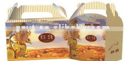 Western portable custom dessert packaging box