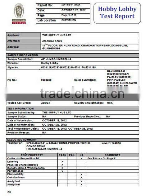 China umbrella factory custom made good promotional straight umbrella