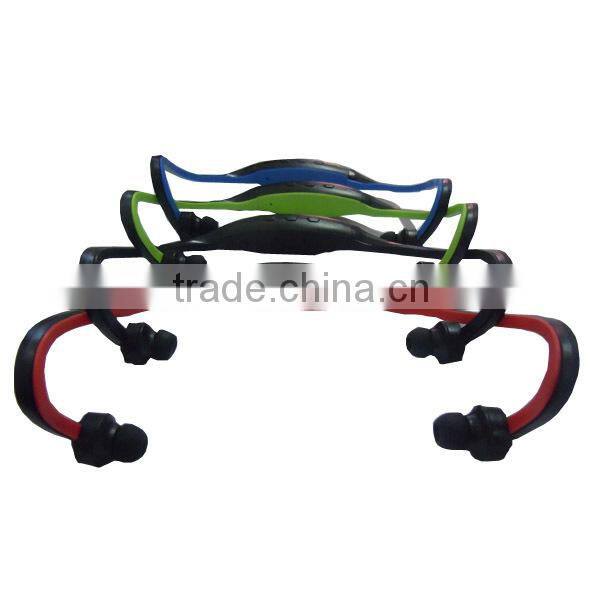 Headphone sport mp3 player with FM 8GB made in China factory