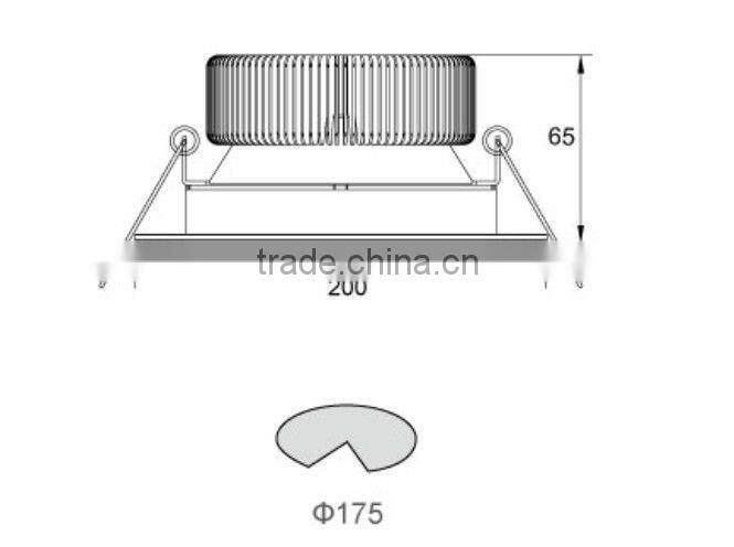 2015 hot selling High quality European standard led downlight