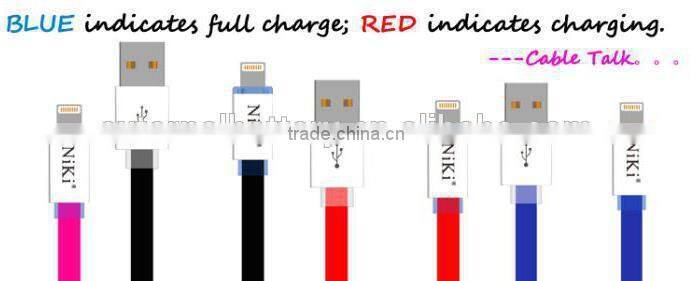 for Apple approve Led usb cable mfi for iphone 6