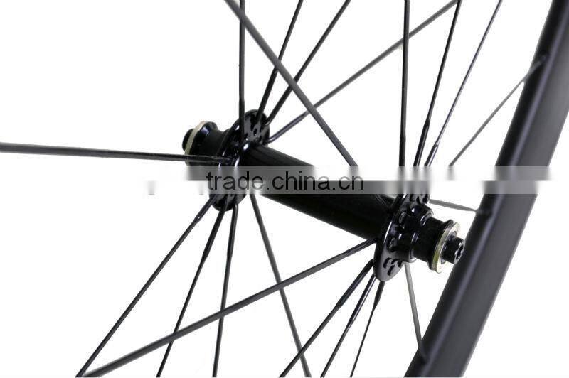 New Carbon Road Wheelset 50mm Tubular/Clincher Road Bike Carbon Tubular Wheels/Rims, UD Matt/Glossy