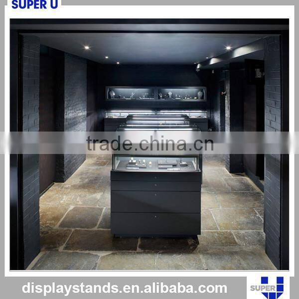 2016 experienced factiry supply customized high end watch store display furniture