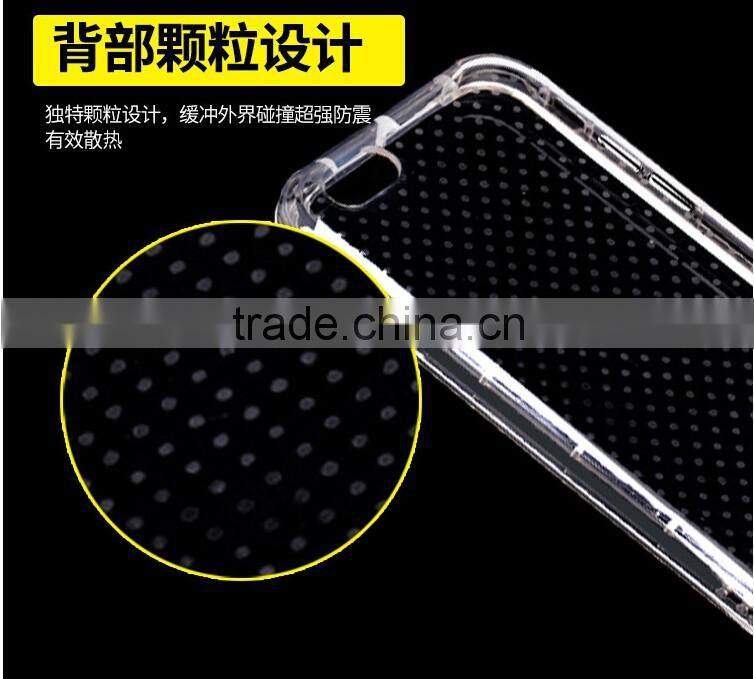 Transparent Clear TPU Silicon+Metal Kickstand Stand Case for iphone 6 plus/iphone 6/iphone SE/5S/4S