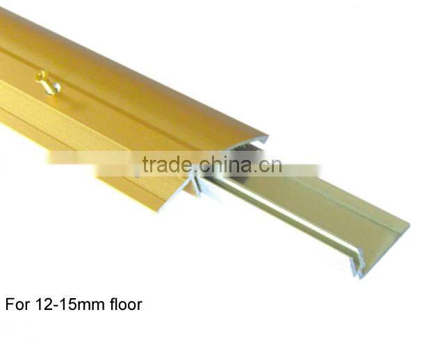Aluminium floor reducer trim
