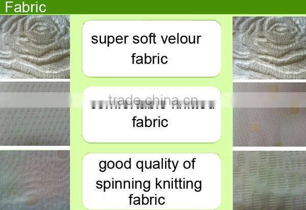 China sponge and spring single bed mattress