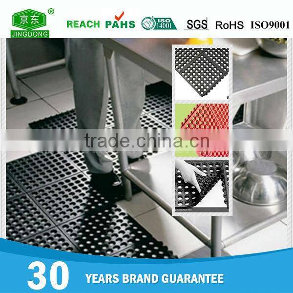restaurant use hollow rubber floor mat