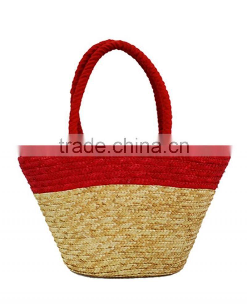 Fashion straw bag/straw basket bag/cheap straw beach bag