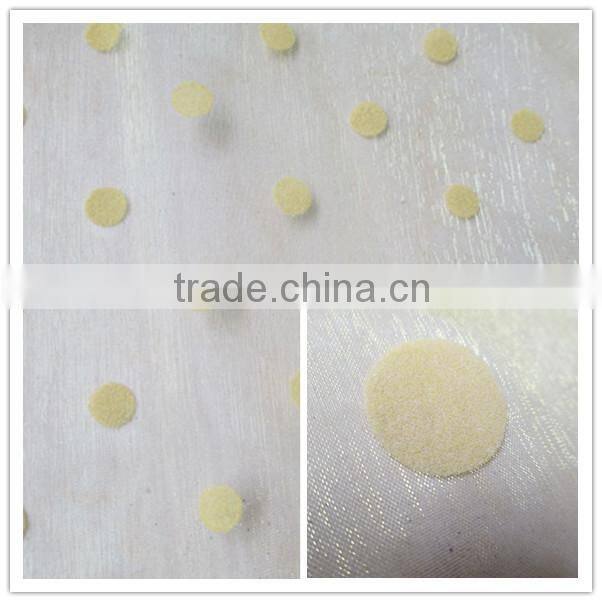 Flocking Organza Fabric for Dress