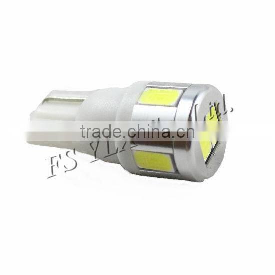 168 194 t10 5630 6smd wedge base t10 led bulb white t10 5w5 car led auto bulb