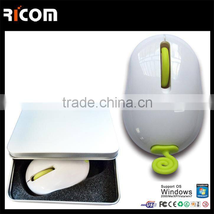 Hot sale animal tail mouse cool design wireless mouse wireless optical mouse