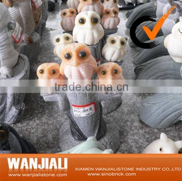 Alibaba China Animal Owl Stone Carving Stone Sculpture