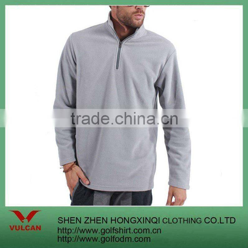 100% polyester fleece gray winter casual sport wear