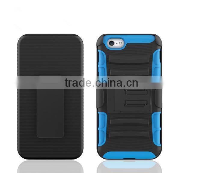 3in1 Hybrid robot armor kickstand phone defender case for iphone6 Stand cover case