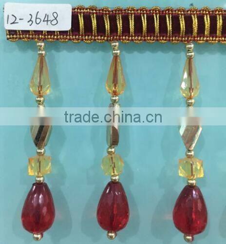 wholesale beaded suede fringe