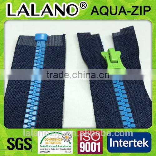 NO.5 Closed end navy plastic zipper for colorful sweater