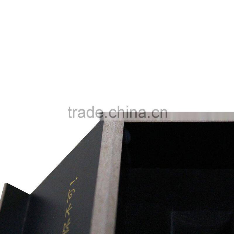 Elegant design gold stamping 4c perfume packaging box