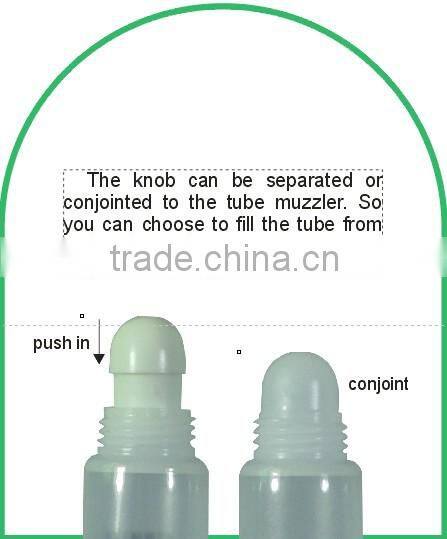diameter 19mm round tip Lip Gloss Cosmetic Tube Packaging